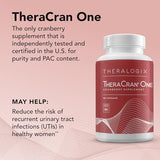 Theralogix TheraCran One Cranberry Capsules - 90-Day Supply - Cranberry Supplement for Men & Women - Cranberry Pills to Support Urinary Tract Health* - 36mg PACs per Capsule - NSF Certified - 90 Caps