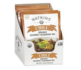 Watkins Chili Organic Gourmet Seasoning Mix 1.25 oz, pack of 12 BB 06-20-24