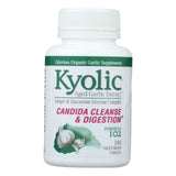 Kyolic Aged Garlic Extract Candida Cleanse and Digestion Formula 102 100 Vegetarian Tablets