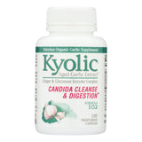 Kyolic Aged Garlic Extract Candida Cleanse and Digestion Formula 102 100 Vegetarian Capsules