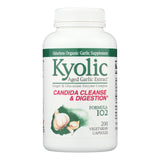 Kyolic Aged Garlic Extract Candida Cleanse and Digestion Formula102 200 Vegetarian Capsules