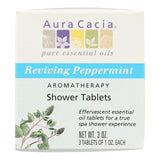 Aura Cacia Reviving Aromatherapy Shower Tablets Peppermint 3 Tablets