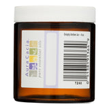 Aura Cacia Bottle Glass Amber Wide Mouth with Writable Label 4 oz