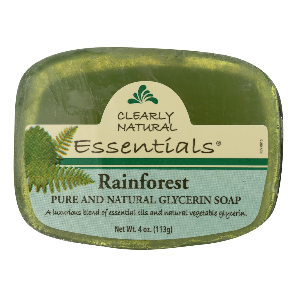 Clearly Natural Glycerine Bar Soap Rainforest 4 oz