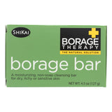 Shikai Products Cleansing Bar Non Soap Borage 4.5 oz