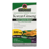 Nature's Answer Korean Ginseng Root 50 Vegetarian Capsules