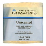 Clearly Natural Bar Soap Unscented 3 Pack 4 oz