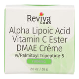 Reviva Labs Alpha Lipoic Acid Vitamin C Ester and DMAE Cream 2 oz
