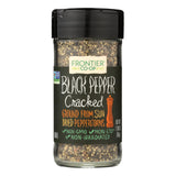 Frontier Herb Pepper Black Cracked 1.98 oz