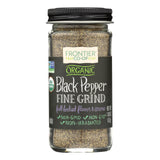 Frontier Herb Pepper Organic Black Fine Grind L M Grade 1.8 oz