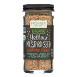 Frontier Herb Mustard Seed Organic Whole Yellow 3.05 oz