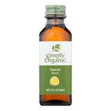 Simply Organic Lemon Flavor Organic 2 oz, 6 Pack.