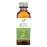 Simply Organic Peppermint Flavor Organic 2 oz, 6 Pack.