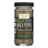 Frontier Herb Pepper Organic Fair Trade Certified Black Medium Grind 1.8 oz