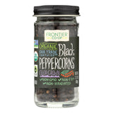 Frontier Herb Peppercorns Organic Fair Trade Certified Whole Black 2.12 oz