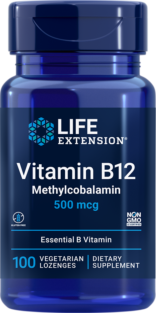 Vitamin B12, 500 Mcg, 100 Lozenges