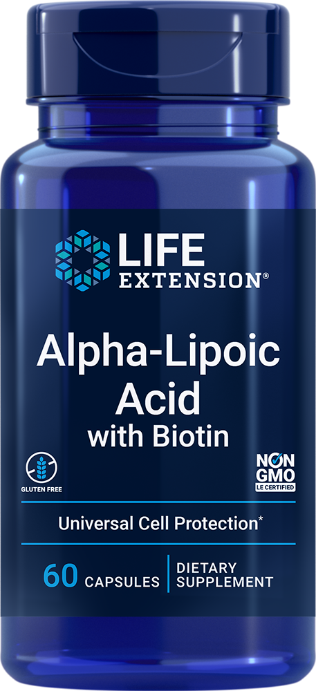 Alpha-lipoic Acid With Biotin, 60 Capsules