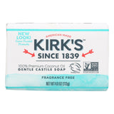 Kirk's Natural Original Coco Castile Soap Fragrance Free 4 oz