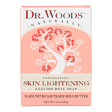 Dr. Woods Bar Soap Skin Lightening English Rose 5.25 oz