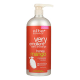 Alba Botanica Very Emollient Bath and Shower Gel Honey Mango 32 fl oz