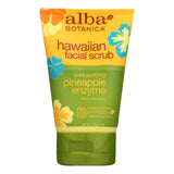 Alba Botanica Hawaiian Pineapple Enzyme Facial Scrub 4 fl oz