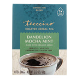 Teeccino Dandelion Mocha Mint Gluten Free Chicory Herbal Tea 1 Each 10 BAG