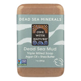 One With Nature Dead Sea Mineral Dead Sea Mud Soap 7 oz