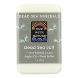One With Nature Dead Sea Mineral Dead Sea Salt Soap 7 oz