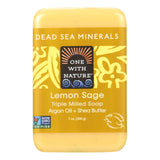 One With Nature Dead Sea Mineral Lemon Verbena Soap 7 oz