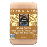 One With Nature Dead Sea Mineral Shea Butter Soap 7 oz