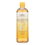 Babo Botanicals Baby Bubble Bath and Wash Moisturizing Oatmilk 15 oz