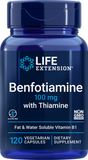 Benfotiamine With Thiamine, 100 Mg, 120 Vegetarian Capsules