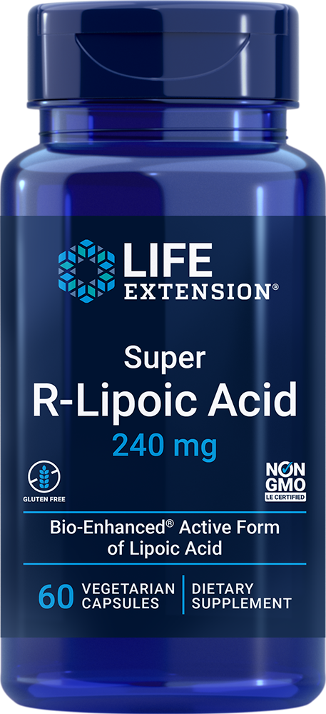Super R-Lipoic Acid, 240 Mg, 60 Vegetarian Capsules