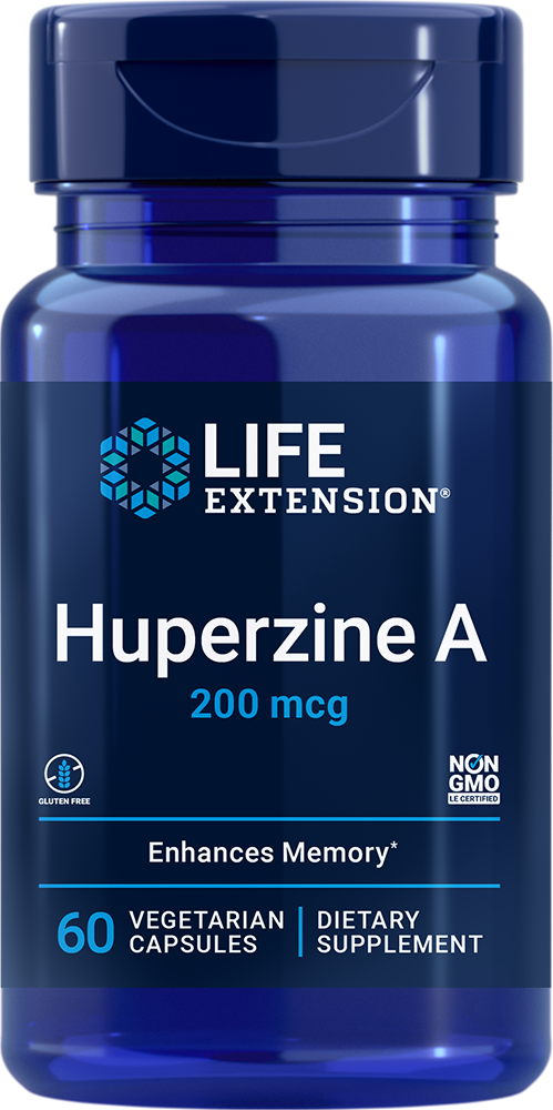 Huperzine A, 200 Mcg, 60 Vegetarian Capsules