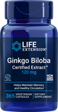 Ginkgo Biloba Certified Extract, 120 Mg, 365 Vegetarian Capsules