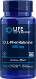 D, L-Phenylalanine Capsules, 500 Mg, 100 Vegetarian Capsules