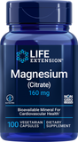 Magnesium (Citrate), 160 Mg, 100 Vegetarian Capsules
