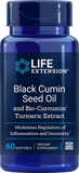 Black Cumin Seed Oil W/bio Curcumin 60 Softgels