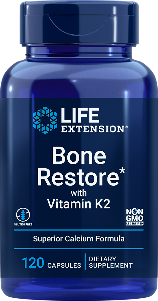Bone Restore With Vitamin K2, 120 Capsules