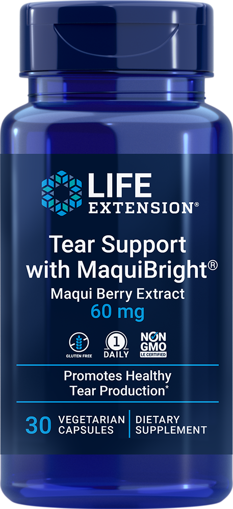Tear Support With Maquibright, 60 Mg, 30 Vegetarian Capsules