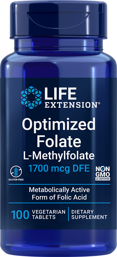 Optimized Folate, 1000 Mcg, 100 Vegetarian Tablets