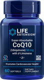 Super-Absorbable CoQ10 (Ubiquinone) With D-Limonene, 50 Mg, 60 Softgels