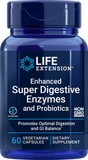 Enhanced Super Digestive Enzymes And Probiotics, 60 Vegetarian Capsules