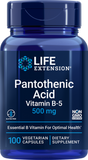 Pantothenic Acid, 500 Mg, 100 Vegetarian Capsules