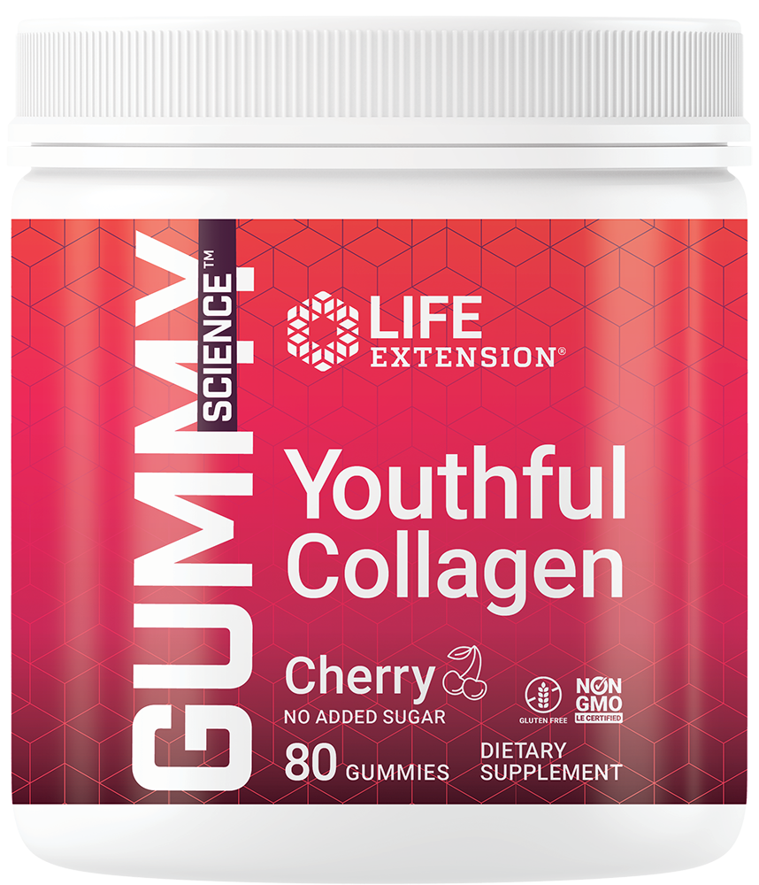 Youthful Collagen Cherry 80 Gummies