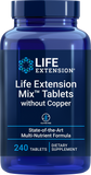 Life Extension Mix Tablets Without Copper, 240 Tablets