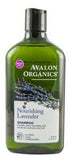 Avalon Organic Botanicals Therapeutic Hair Care Lavender Nourishing Shampoo 11 oz