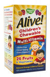 Nature's Way Alive! Supplements Alive! Childrens Multi-Vitamin Chewable 120 ct
