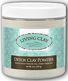 Living Clay Detox Clay Powder 8 OZ