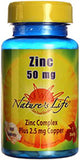 Nature's Life Zinc 50 mg 100 TAB